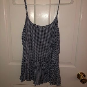 Old Navy Gingham Flowy Tank XS